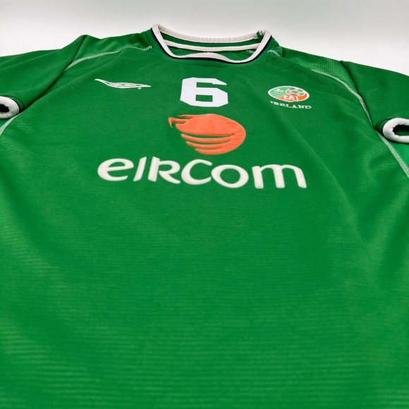 Roy Keane #6 Ireland 2001/2002/2003 ORIGINAL Umbro Vintage Rare Soccer Jersey L - Picture 5 of 9